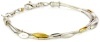 GURHAN Wheat Silver with High Karat Gold Accents Bracelet