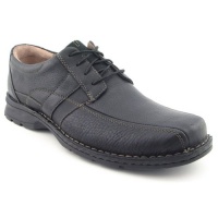 CLARKS Espace Oxfords Shoes Black Mens SZ