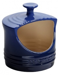 Le Creuset Stoneware 10-Ounce Salt Crock, Cobalt