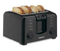 Factory Reconditioned Cuisinart CPT-140BK Electronic Cool Touch 4 Slice Toaster, Black