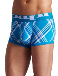 Papi Men's Allure Stretch Plaids Boxer