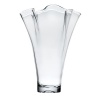 Lenox Organics Ruffle Wide Crystal Vase