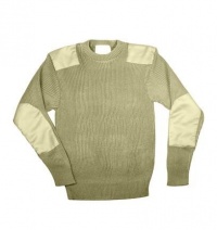 8346 G.I. STYLE KHAKI ACRYLIC COMMANDO SWEATER