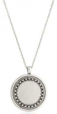 House of Harlow 1960 Silver-Plated Metal Sunburst Pendant Necklace