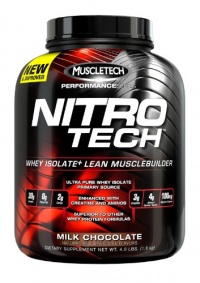 Muscletech Nitrotech Performance Series Milk Chocolate, 4 Pounds