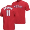 Yu Darvish Texas Rangers Red #11 Name & Number T-Shirt