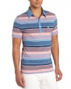 Original Penguin Men's Stripe Polo Heritage Fit