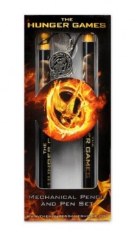 The Hunger Games Movie - Pen and Mechanical Pencil set Katniss and Peeta District 12