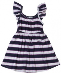 Splendid Scarf Stripe Dress - Denim - 4