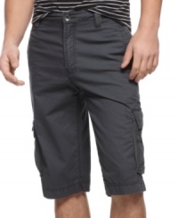 Pack light. These cargo shorts from INC International Concepts are ready for everyday exploration.