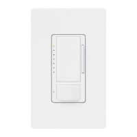 Lutron MS-OP600M-WH Maestro 600 Watt Multi-Location Dimmer with Occupancy Sensor, White