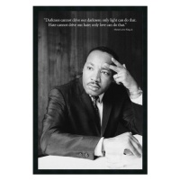 Martin Luther King Jr. - Darkness Framed Print Art - 37.66 x 25.66