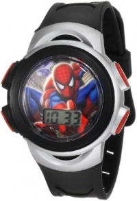 Marvel Comics Kids' SPM038T Spiderman gift tin set Watch