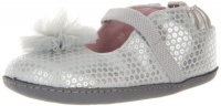 Robeez Mini Shoez Mini Buffy Crib Shoe (Infant/Toddler),Silver,12-18 Months (4.5-6 M US Toddler)