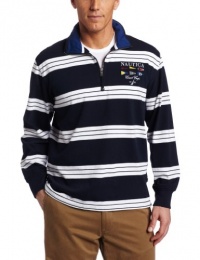 Nautica Men's Striped Wow 1/2 Zip polo Shirt