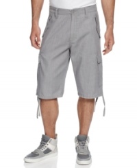 Your warm-weather staple. These Sean John cargo shorts work with just about anything.