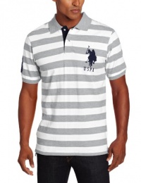 U.S. Polo Assn. Men's Short Sleeve Striped With Big Pony