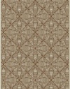 Area Rug 5x7 Rectangle Contemporary Ivory-Gray Color - Surya Basilica Rug from RugPal