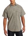 Key Industries Men's Big-Tall Western Snap Short Sleeve Wrinkle Resist Shirt