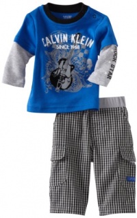 Calvin Klein Baby-Boys Newborn Twofer Top With Pants