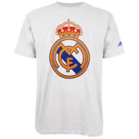 Soccer adidas Real Madrid CF Big Logo T-Shirt - White