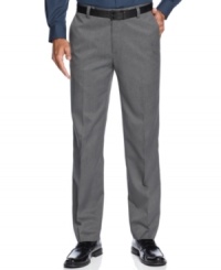 Distinguish your style. These twill pants from Kenneth Cole Reaction are the perfect anchor to your look.