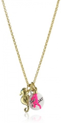 Juicy Couture Beach Bling Seahorse Charmy Multi-Necklace