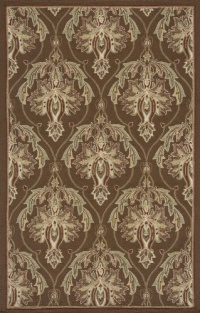 Area Rug 8x10 Rectangle Indoor/Outdoor Brown Color - Momeni Veranda Rug from RugPal