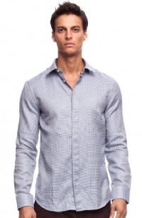 Armani Exchange Printed Dobby Dress Shirt