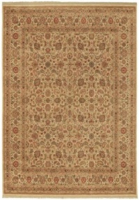 Shaw Living Beaufort Rug, 7-Feet 9-Inch by 11-Feet 1-Inch, Beige