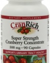 Natural Factors Cranrich Super Strength Cranberry Concentrate 500 mg, 90 Capsules