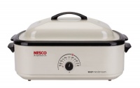 Nesco 4818-14 Classic Roaster Oven, 18-Quart, Porcelain Cookwell, Ivory