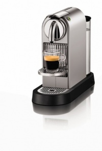 Nespresso Citz D110 Espresso Machine, Silver Chrome