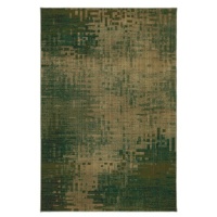 Townhouse Rugs Centrifuge Green 96-Inch by 132-Inch Area Rug