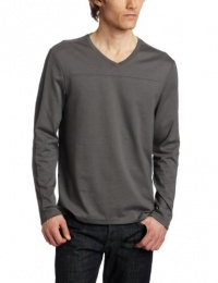 Calvin Klein Sportswear Men's Long Sleeve V-Neck Liquid Jersey