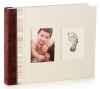 Pearhead Babyprints Memory Babybook, Ivory