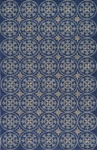 Veranda Collection VERANVR-26BLU80A0 Area Rug