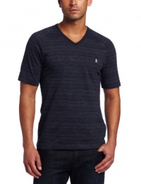 Original Penguin Men's Abbot Pederson Collection Stripe V-Neck Tee