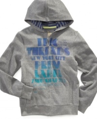 Casual cool for the laid-back attitude. This Epic Threads hoodie will be his quintessential topper all year round.