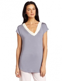 Calvin Klein Women's Naked Glamour Short Sleeve Pajama Top