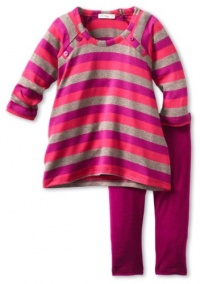 Little Ella Baby-girls Infant Pippa Tunic Set, Amethyst, 6-12 Months