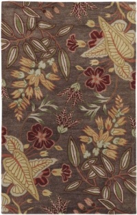 Area Rug 2x3 Rectangle Transitional Cocoa Color - Surya Gramercy Rug from RugPal