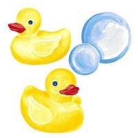 Wallies 12202 Duckies Wallpaper Cutout