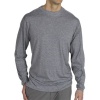 ExOfficio Men's Exo Dri Long Sleeve Crew,Dark Charcoal,Small