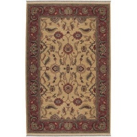 Karastan Ashara Collection Agra Ivory 5'9 X 9'