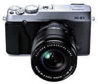 Fujifilm X-E1 16.3MP Compact System  Digital Camera with 2.8-Inch LCD- Kit with 18-55mm Lens (Silver)