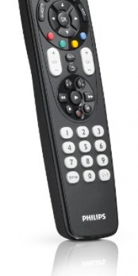 Philips SRP4004/27 Universal 4 In 1 Remote Control for TV,VCR,DVD,SAT with XXL and Fluorescent Glow Buttons