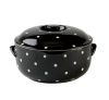 Spode Baking Days Black Round Covered Deep Dish Bake and Serve Casserole