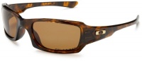 Oakley Men's Fives Squared Polarized Sunglasses,Brown Tortoise Frame/Bronze Lens,one size