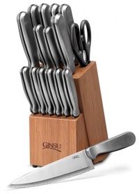 Ginsu 4816 16-Piece Stainless-Steel Knife Set with Bamboo Storage Block